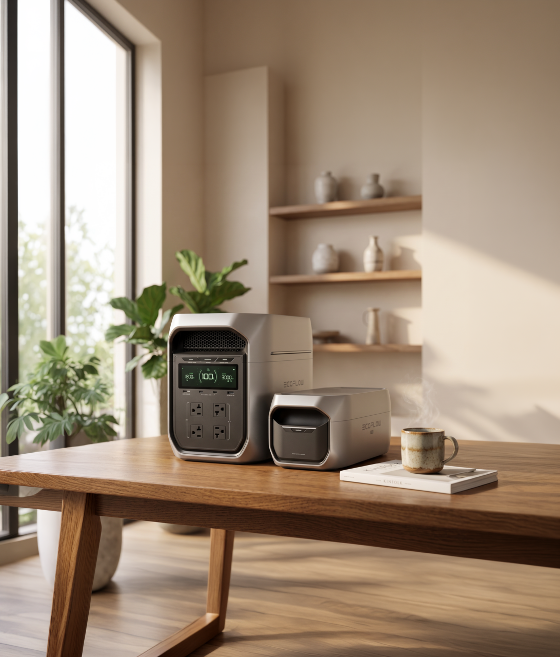 圖3：EcoFlow DELTA 3 Max Plus 具備3,000W額定輸出，可同時帶動行動冰箱、戶外炊具與影音設備。（圖片來源：EcoFlow）