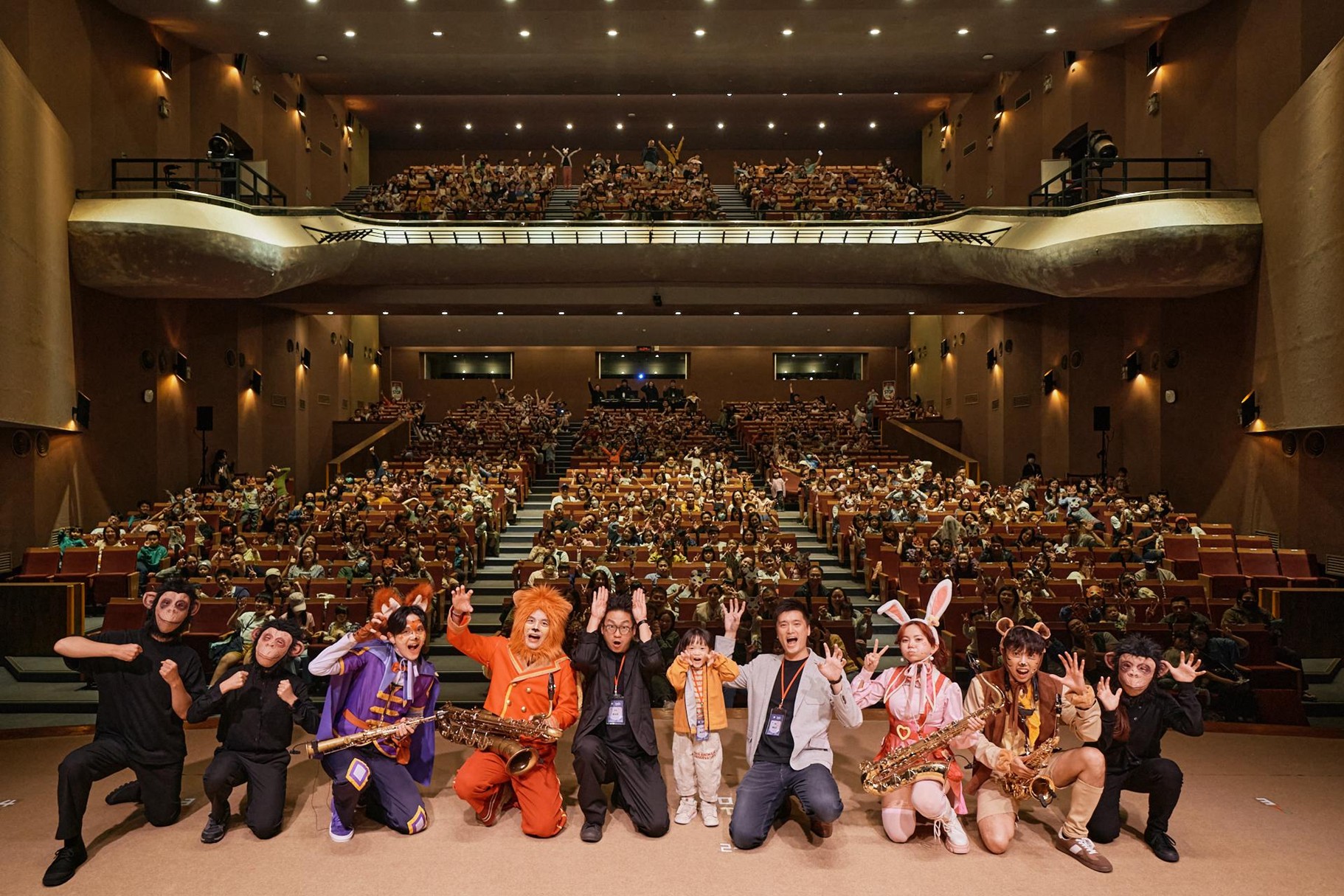 圖二、「米特動物樂園」曾於台北親子劇場創下兩天五場、吸引逾4,000人次入場的紀錄，成為許多孩子的第一場音樂會。