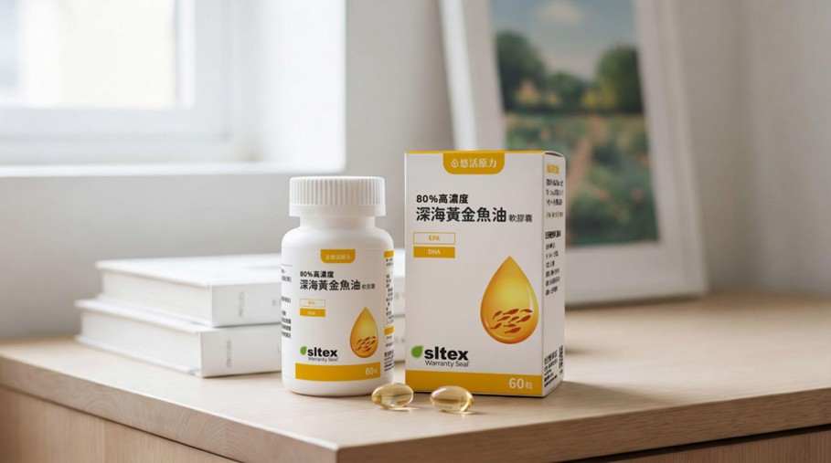 小顆魚油好吞嚥。圖片來源：悠活原力